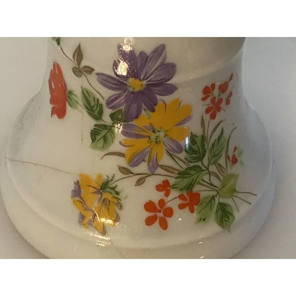 Vintage Bernardaud Limoges Porcelain Bell With Flower Motif Made In France‎ GUC